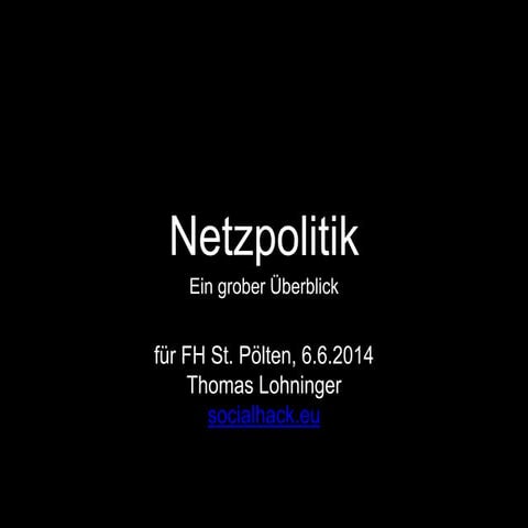Netzpolitik fh st-pölten