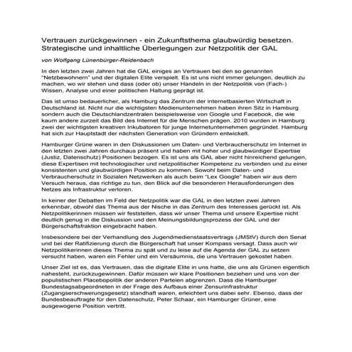 Netzpolitik GAL 2011