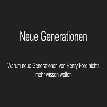 Neue Generation