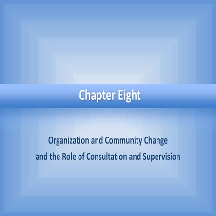 HUS 201 Chapter Eight