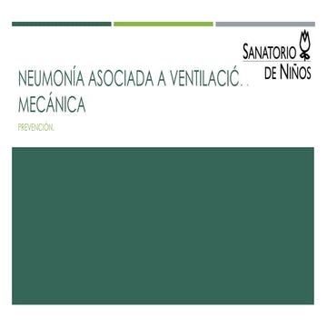 Neumonia asociada a ventilacion mecanica