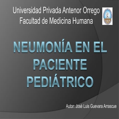 Neumonía en pediatría