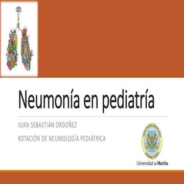 Neumonía en pediatría