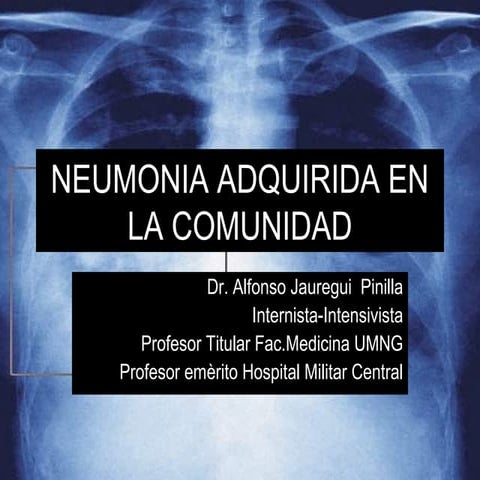 Neumonia adquirida en la comunidad