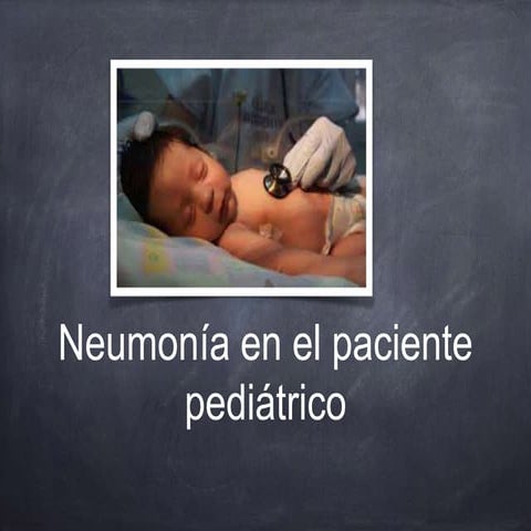 Neumonia pediatria