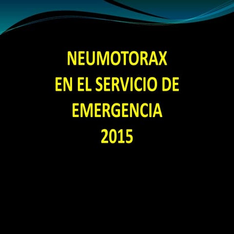 Neumotorax 2015