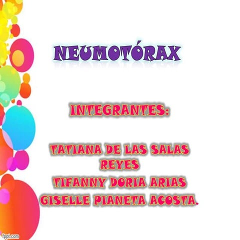 Neumotórax y atelectasia final