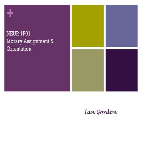 Brock Library NEUR 1P01 Winter 2019 ppt slides | PPT