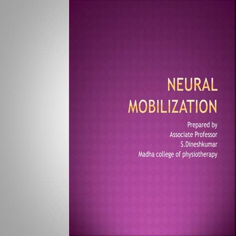Neural mobilization