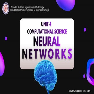 Introduction to Neural Networks: Concepts and Applications in Machine ...
