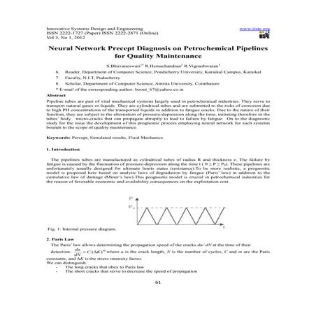 Neural network precept diagnosis on petrochemical pipelines for quality maint...