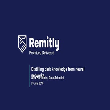 Distilling dark knowledge from neural networks