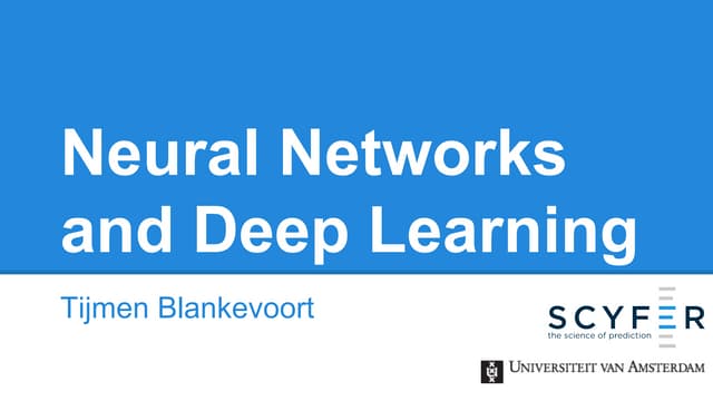 Neural networks and deep learning