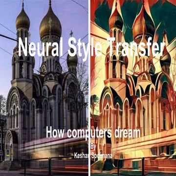 Neural style transfer