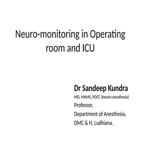 Brainstem auditory evoked potentials (baep) | PPTX
