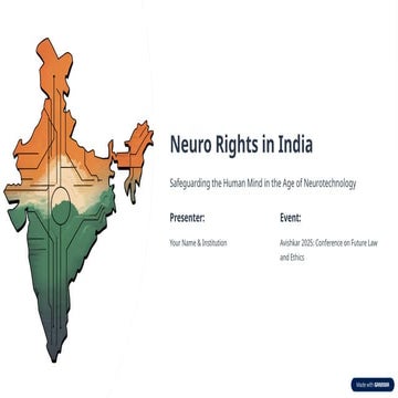 Neuro-Rights-in-Indipppppppppppppppppplkkk | PPTX