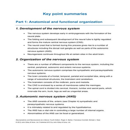 Neuroanatomy and neuroscience_at_a_glance_2012_barker_revision_notes