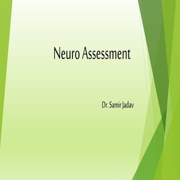 Neuro PT Assessment