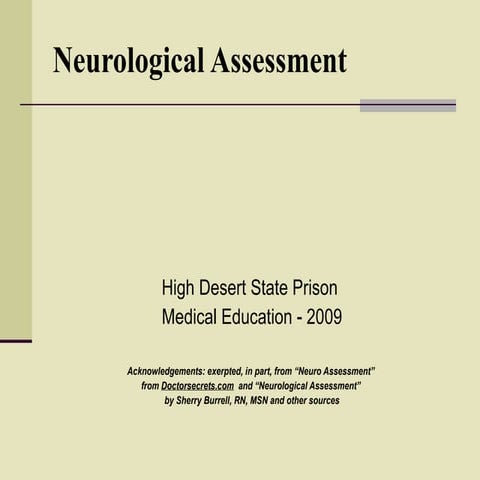 Neuro assessment hdsp final 10.09