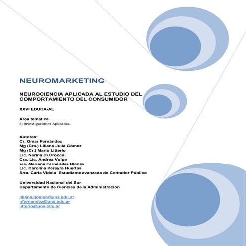 Neuromarketing aplicado al consumidor Whitepaper