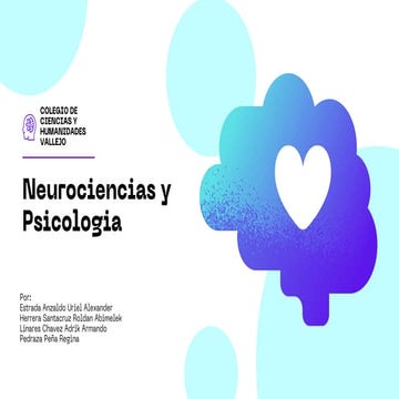 Presentación para exposición sobre las neurociencias en psicología