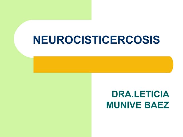 Neurocisticercosis