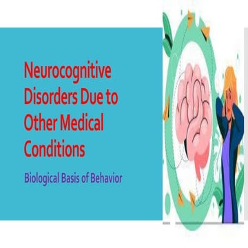 Comprehensive Overview of Neurocognitive Disorders from Medical ...