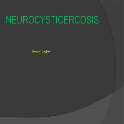 Neurocysticercosis 