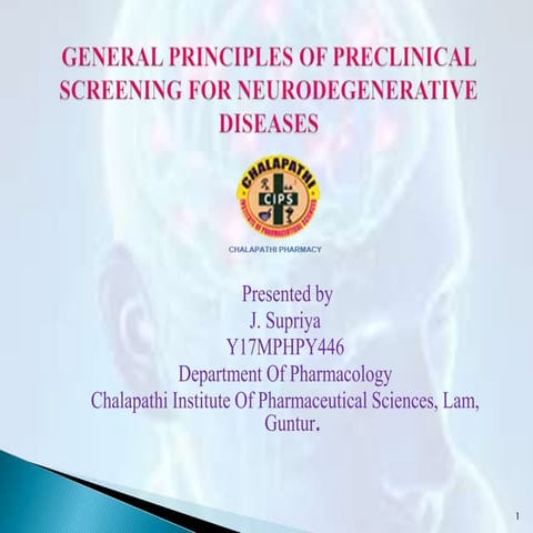 Neuro degenerative disorders