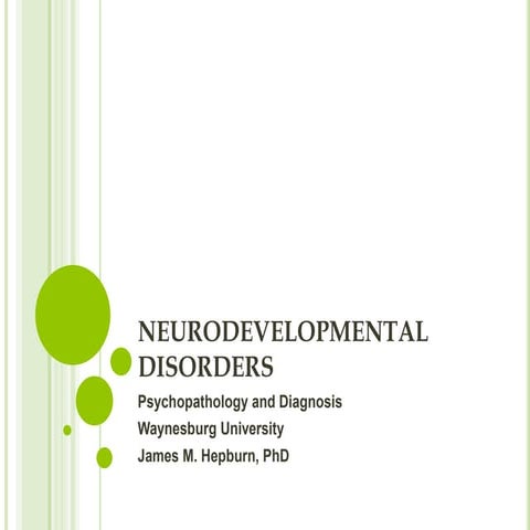 Neurodevelopmental disorders