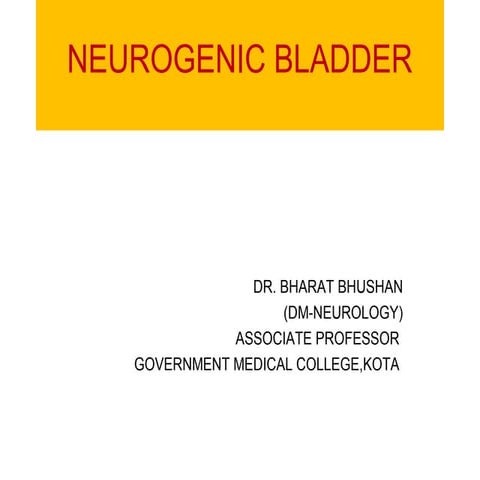 Neurogenic Bladder