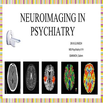 Neuroimaging in Psychiatry