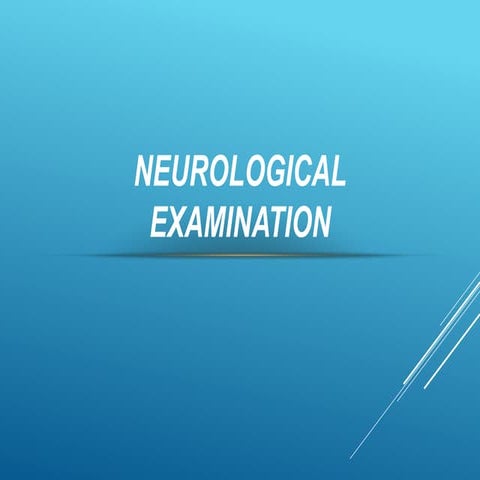 NEUROLOGICAL examination.ppt