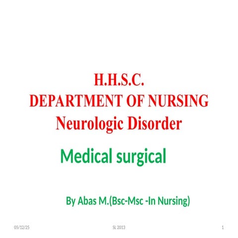 Neurologic for  Nsg Pedi.ppttjggggggyrruy