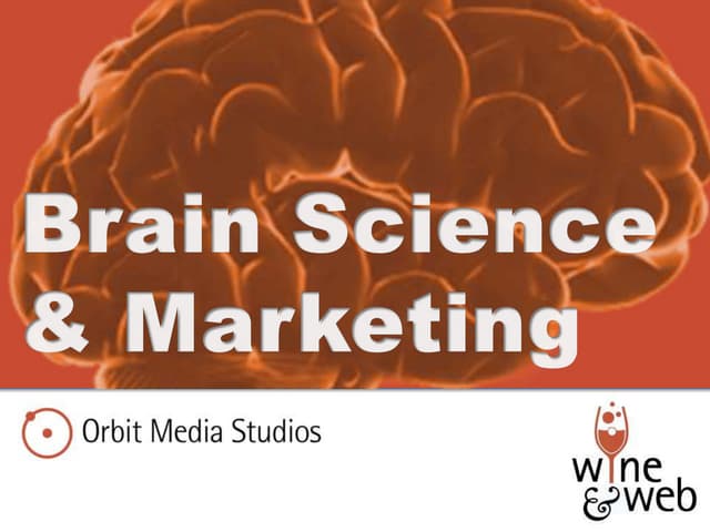 Neuromarketing: Wine and Web