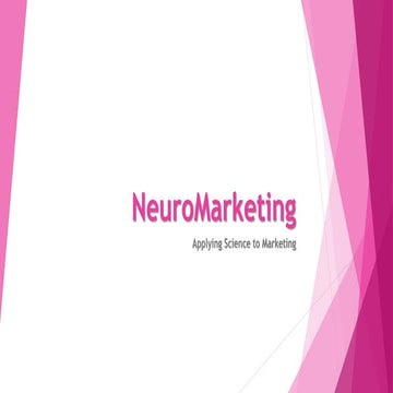Neuromarketing Science Part 1 of 4