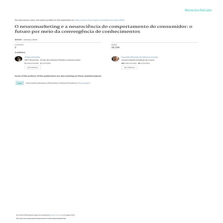 Neuromarketingeaneurocienciadocomportamentodoconsumidor