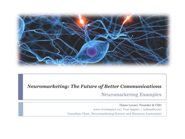Neuromarketing Examples - Neuromark...