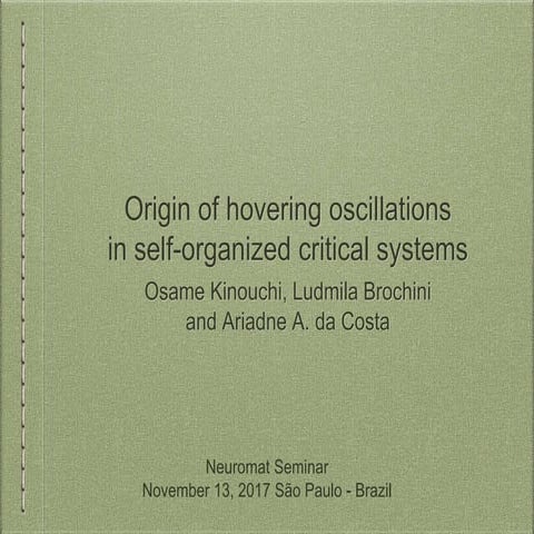 Neuromat seminar 13 11-2017