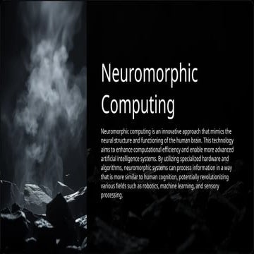 Neuromorphic Computing in artificial intelligence