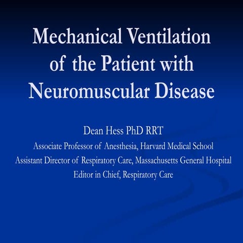 Neuromuscular Disease