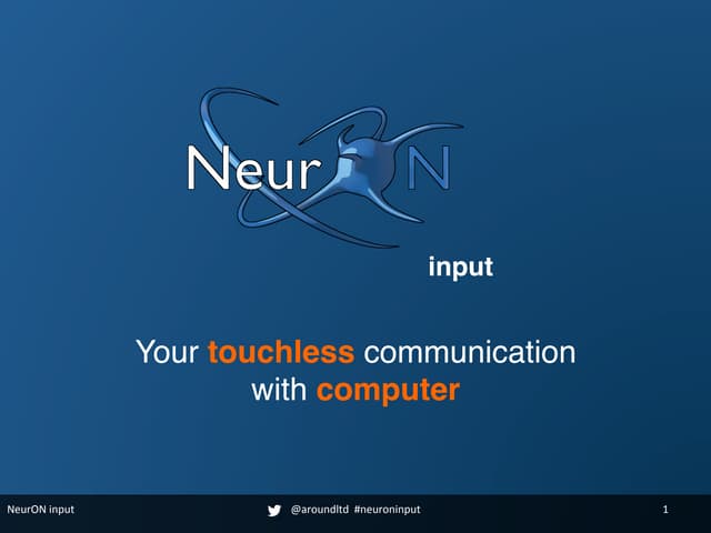 NeurOn input EEG powered touchless keyboard 