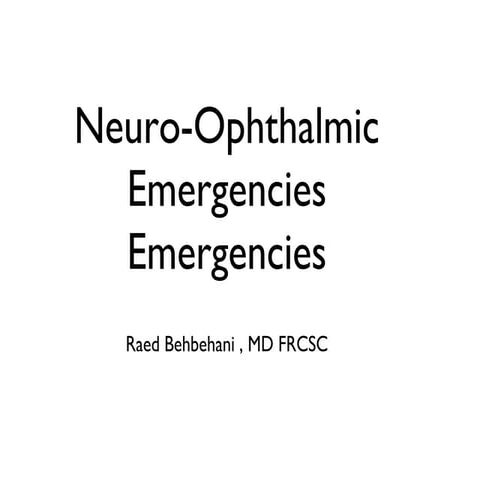 Neuroophth emergencies mds 2-new