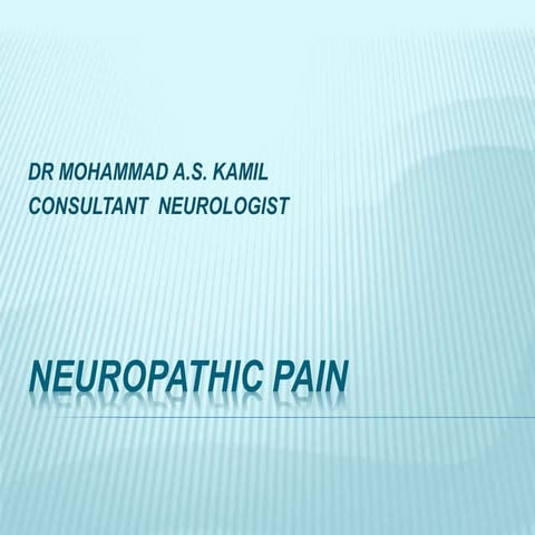 Neuropathic pain