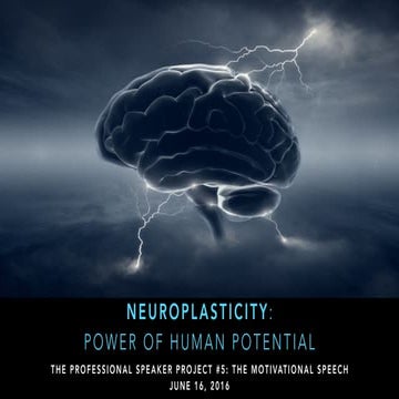 Neuroplasticity  power of human potential
