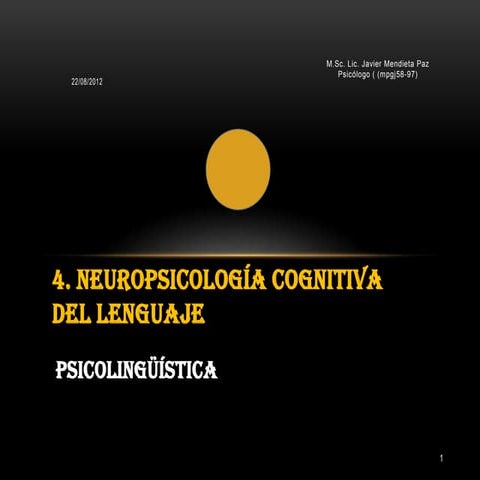 Neuropsicología del lenguaje
