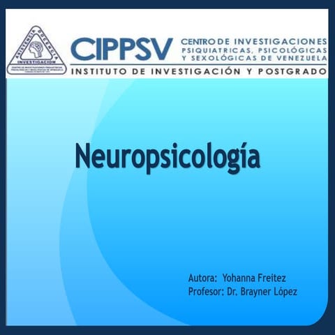 Neuropsicologia por Yohanna Freitez