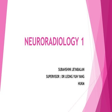Neuroradiology 1a 