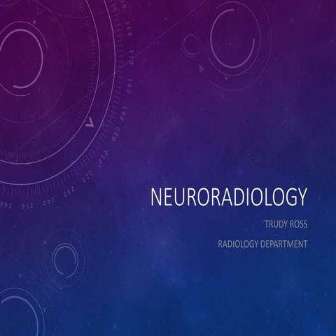 Neuroradiology for the ED