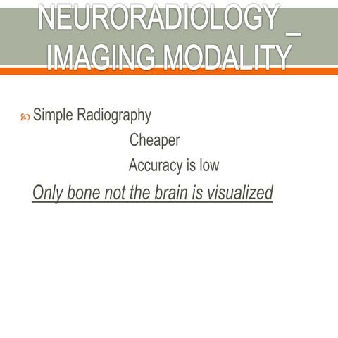 Neuroradiology slideshare